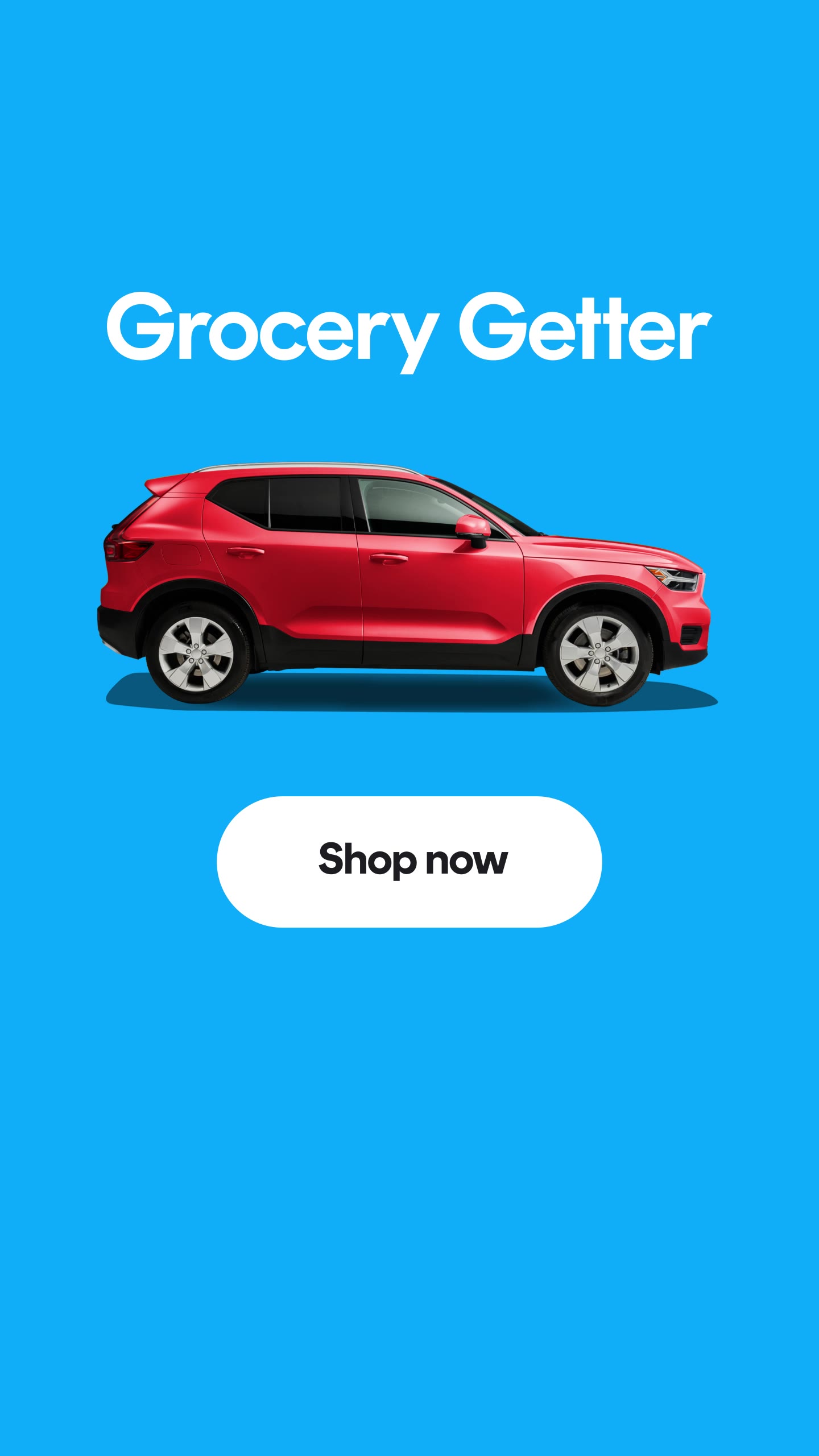 CarGurus Meta ad: rhythmic transitions between vehicle types -- cargo hauler, grocery getter -- browse the largest inventory
