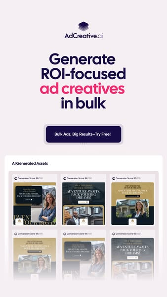 AdCreative.ai Meta ad: generate ROI-focused ad creatives in bulk