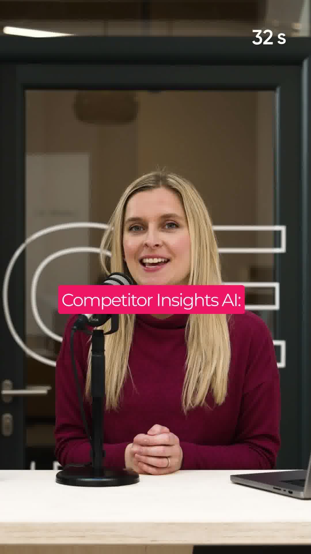 AdCreative.ai Meta ad: a presenter introducing nine features in under sixty seconds